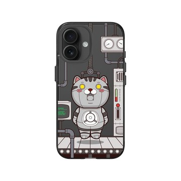 iPhone 16 Clear (相機按鈕) 酷墨灰 - VITA VITA．塔仔是隻貓 - 破銅爛鐵塔仔號