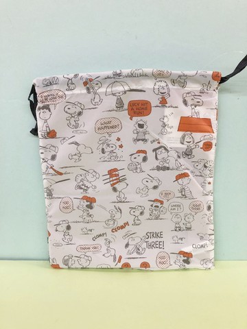 【震撼精品百貨】史奴比_Peanuts Snoopy ~SNOOPY縮口袋-白朋友M#76563