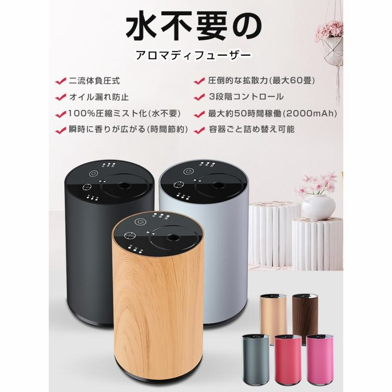 9/24 ドラッグストア 香り広がる コードレス ネブライザー式 アロマ