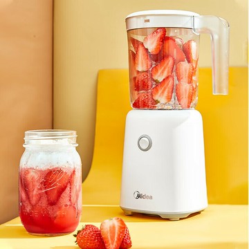 美的榨汁機家用多功能便攜式電動小型奶昔杯水果攪拌料理榨果汁機【宜家良品百貨】