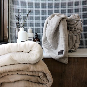 【日本桃雪】八層紗透氣被