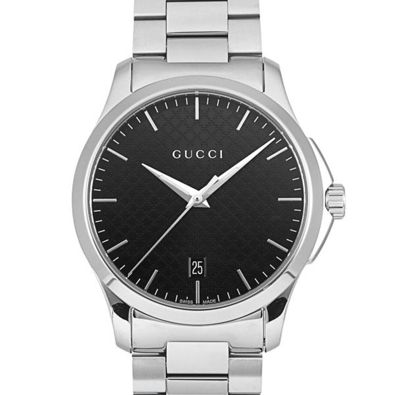 グッチ GUCCI Gタイムレス YA1264051 ブラック文字盤 新品 腕時計 メンズ | LINEブランドカタログ