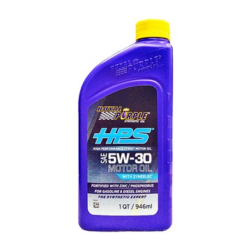 ROYAL PURPLE 紫皇冠 HPS 5W-30 機油 946ml 適用於汽油和柴油引擎  #31530  1瓶