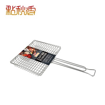 點秋香 正304不鏽鋼雙合海鮮碳烤網 31x49.5x2.5cm _廠商直送