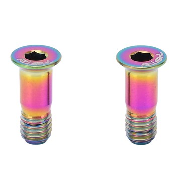 [waroom01] RISK 2 件 M5x14.2mm 自行車後變速器螺栓自行車變速桿導向滾輪螺絲適用於山地公路