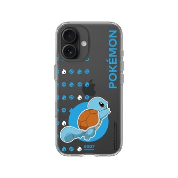 iPhone 16 Clear Case（相機按鈕） 透明 - 寶可夢 Pokemon - 印花系列-傑尼龜