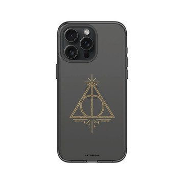 iPhone 15 Pro Max Clear 酷墨灰 - 哈利波特 Harry Potter - 圖騰系列：死神的聖物