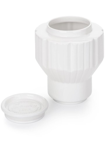 Seletti - Machine striped container - unisex - Porcelain - One Size - White
