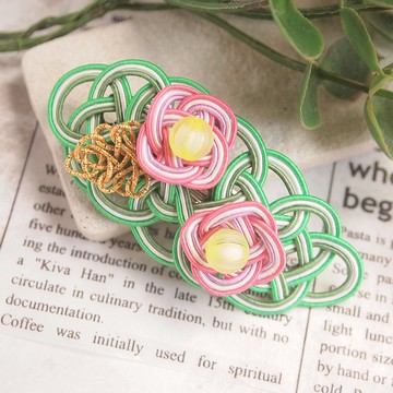 [髮夾] 水引繡球花田髮夾