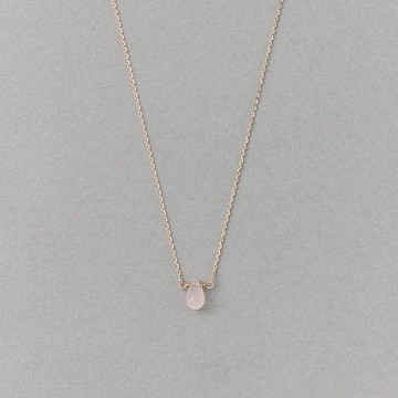 【ete】[Cherry Blossom] K10MPG 優美玫瑰石英項鍊