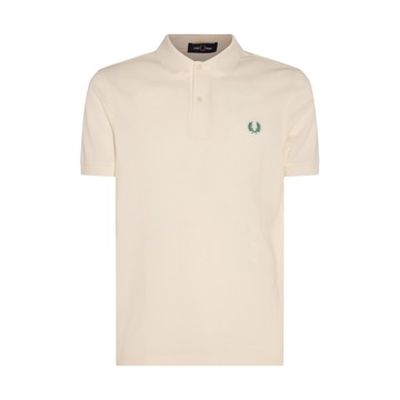 Fred Perry - Light Ecru Cotton Polo Shirt