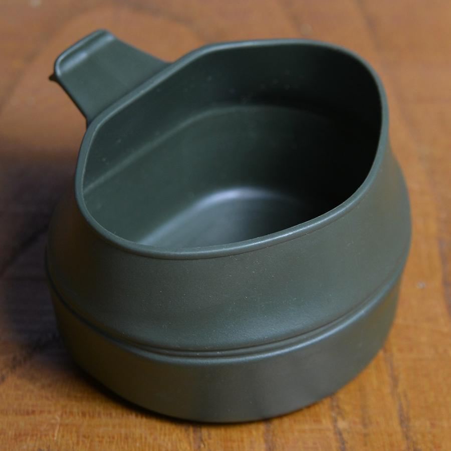 スウェーデン軍放出品 Wildo フォールドアカップ OD色 WILDO ウィルドゥ 折りたたみ アウトドア キャンプ 食器