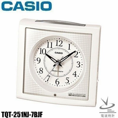 カシオ 置時計 TQT-251NJ-7BJF(HD)(TC) 一人暮らし