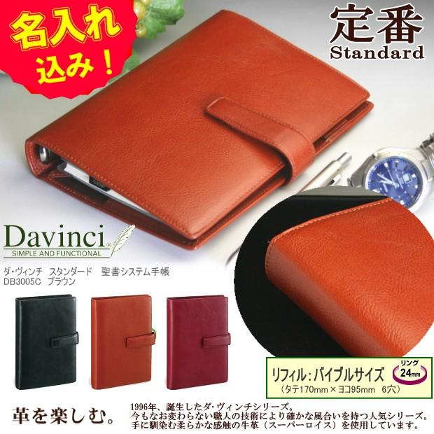 レイメイ藤井 システム手帳 Davinci ダヴィンチ B6 聖書サイズ - 手帳