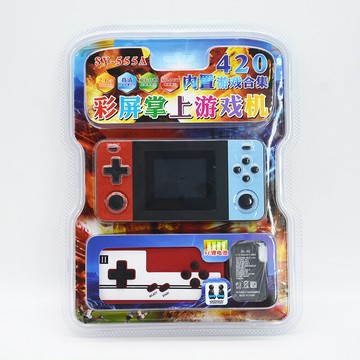 SY-555A掌上游戲機電視單打雙打手柄FC掌機420合一迷你游戲機【Snowbelle優選】