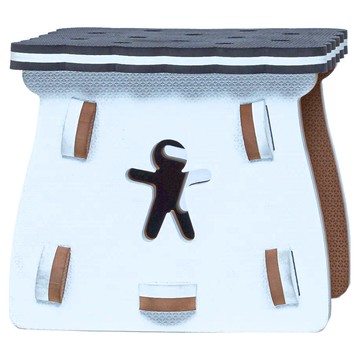 TWO BOO 二寶地墊 夾心餅乾椅 DIY組裝 適用年齡1歲以上的幼童 承重75kg  香草天空  1個