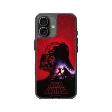 iPhone 17 Clear (相機按鈕) 酷墨灰 - 迪士尼-星際大戰 Star Wars - 絕地大反攻：路克天行者&達斯維德-海報系列