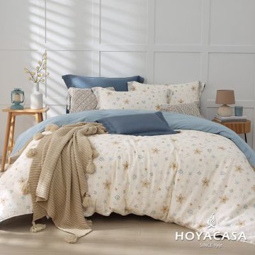 HOYACASA 雙人抗菌天絲兩用被床包四件組-星海微旅