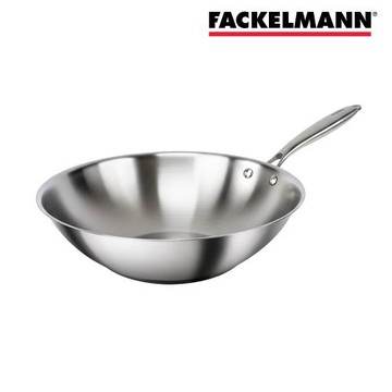 德國Fackelmann Vita3 複合導磁不鏽鋼深炒鍋 28cm