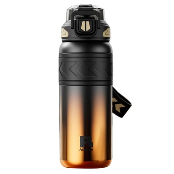 Couselect 316不鏽鋼保溫杯 自彈式開蓋運動水壺  力拓金  1個  710ml