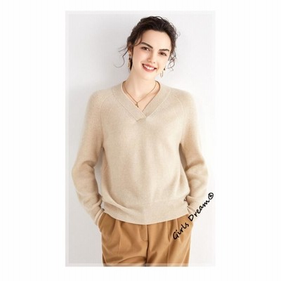 カシミヤ100%　カシミア　カシミヤ　カシミヤセーター　内モンゴル産　ニットセーター　長袖　Vネック　ロング　通勤　OL カシミヤ100% カシミア カシミヤ カシミヤセーター 内モンゴル産