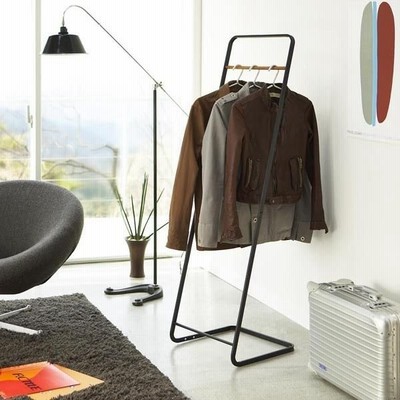 コートハンガーラック シンプル おしゃれ モダンウッド ブラック 洋服掛け 衣類かけ 通販 Lineポイント最大get Lineショッピング