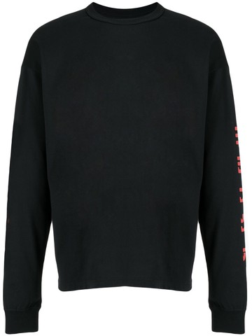 Yoshiokubo - Crane graphic-print T-shirt - men - Cotton - 1 - Black