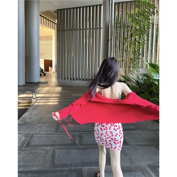 @uniken【布蕾甜酒】春夏百搭短款長袖針織開衫女薄防曬上衣外套