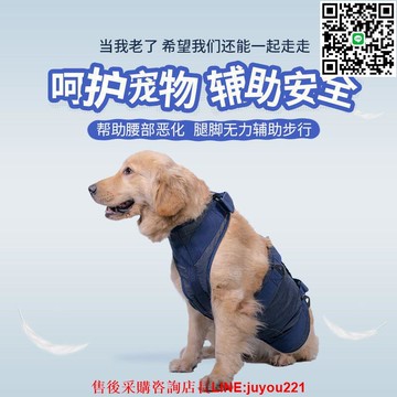 狗狗牽引帶柯基手提胸背 高齡犬走路手提輔助胸背帶