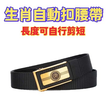 限時免運 精選 男士腰帶 龍馬扣頭帆布腰帶 商務百搭休閑自動扣褲腰帶 大尺碼腰帶 超長腰帶 運動腰帶 自動扣皮帶