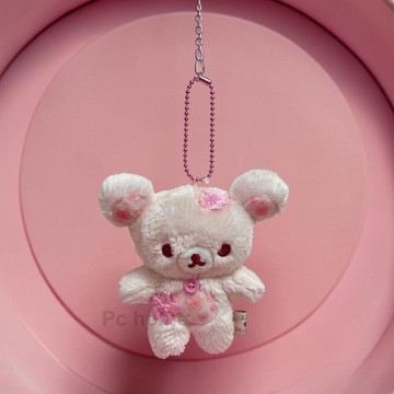 Rilakkuma【櫻花拉拉熊】迷你Q吊飾