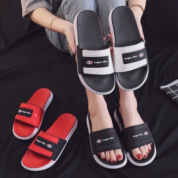 拖鞋男女夏季居家ins室內松糕厚底一字拖網紅港風學生情侶涼拖鞋