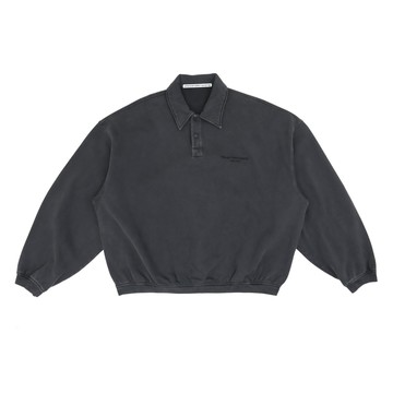 alexanderwang 加大款棉質長袖Polo衫