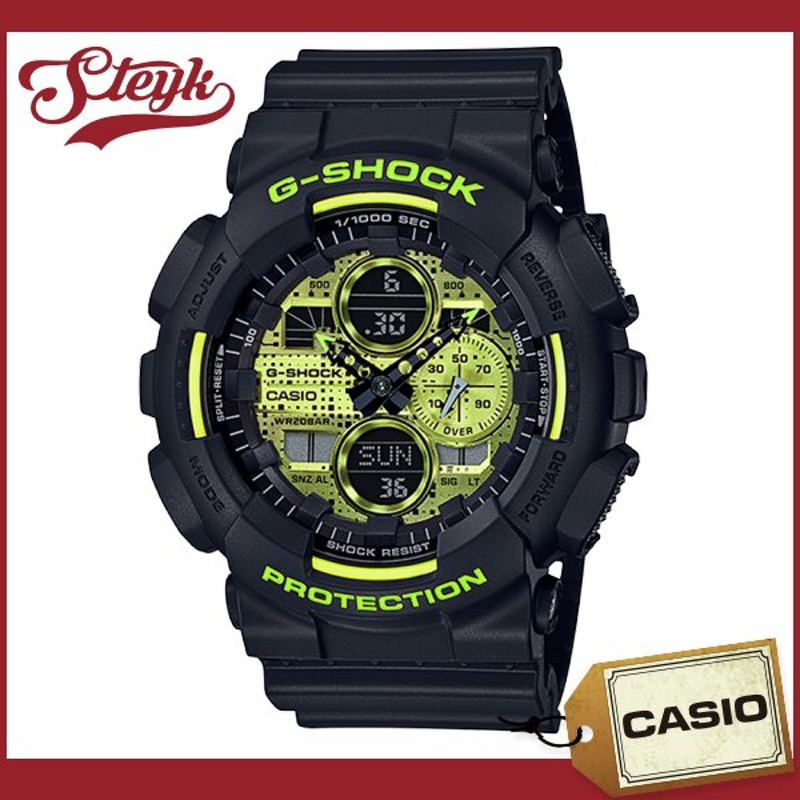 CASIO GA-140DC-1A カシオ 腕時計 アナデジ G-SHOCK メンズ ブラック ...