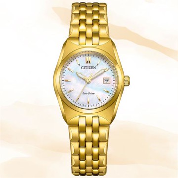 CITIZEN星辰 LADYS系列 光動能 簡約時尚腕錶 EW2293-56D