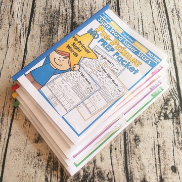 甄選✨220高頻詞練習冊幼兒園大班練習紙英語單詞描紅早教啟蒙老師教具【珍愛女孩】