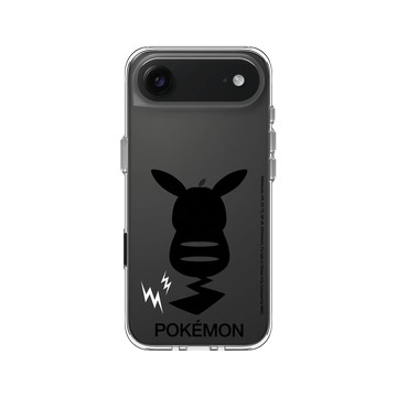 iPhone Air Clear Case（相機按鈕） 透明 - 寶可夢 Pokemon - 皮卡丘背面剪影