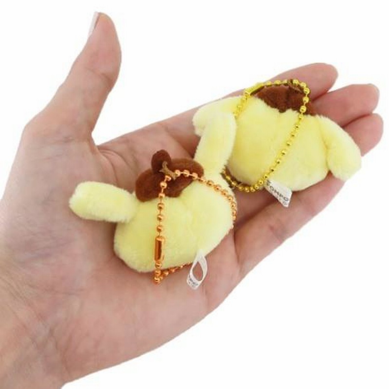 ポムポムプリンレトロぬいぐるみ チェーンブランコ付き 方位磁針チェーンセット シネマコレクション cinemacollection お文具といっしょx