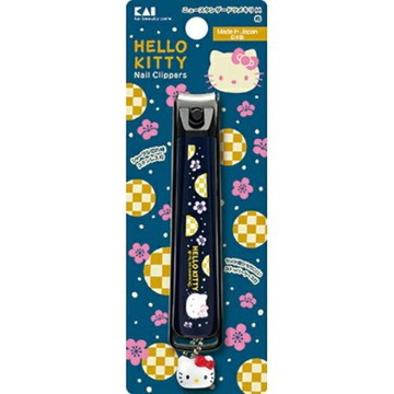 Kai Hello Kitty Japanese Style New Standard Claw Clip M Plum KK-2535