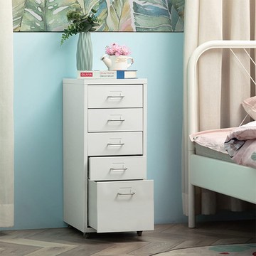 【AOTTO】北歐風鐵製辦公抽屜文件收納櫃(收納櫃 抽屜櫃 置物櫃 辦公櫃 文件櫃)