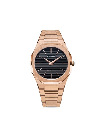 D1 Milano - Ultra Thin 40mm - men - stainless steel - One Size - Black