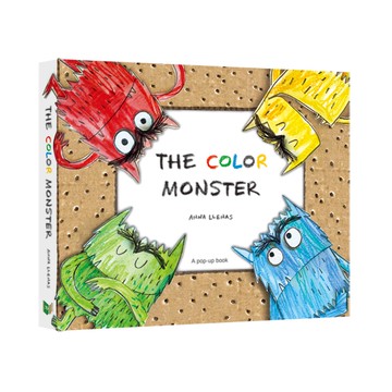 【手上拿書】現貨 THE COLOR MONSTER 顏色妖怪 情緒繪本 英文版 小華碩 立體書【手上拿書】