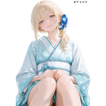 【12月新品】07-109-0038 人物貼紙 性感和服女孩