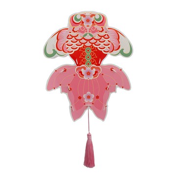 「美可節慶材料」中秋節古風繡花燈籠手工diy兒童製作材料包非遺兔子花燈