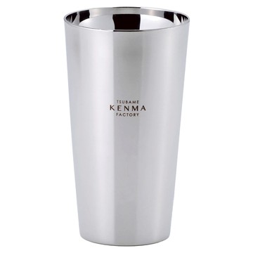 FREIZ 和平 燕窩拋光廠不鏽鋼W型水杯/玻璃杯/保溫杯 日本製 TM-9854 320ml  銀色  1個