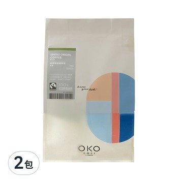 OKO 生態綠 公平單品咖啡豆 巴西 中深烘焙 全豆  咖啡豆(無研磨)  250g  2包