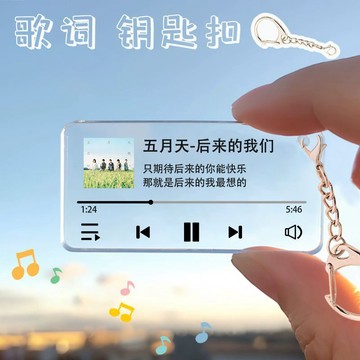 春季上新🌸桃園出貨🌸五月天專輯封面後來的我們 戀愛ING 歌詞鑰匙扣定製掛件揹包掛飾