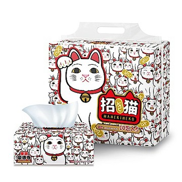 【東京豪德寺】招財猫日式抽取式衛生紙（150抽x80包/箱）