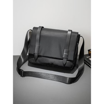 斜挎男款通勤斜挎背包潮流日系單肩包大容量工裝男挎包戶外郵差包