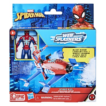 Hasbro 孩之寶 Marvel 漫威 蜘蛛人載具造型水蜘蛛絲發射器玩具  1盒